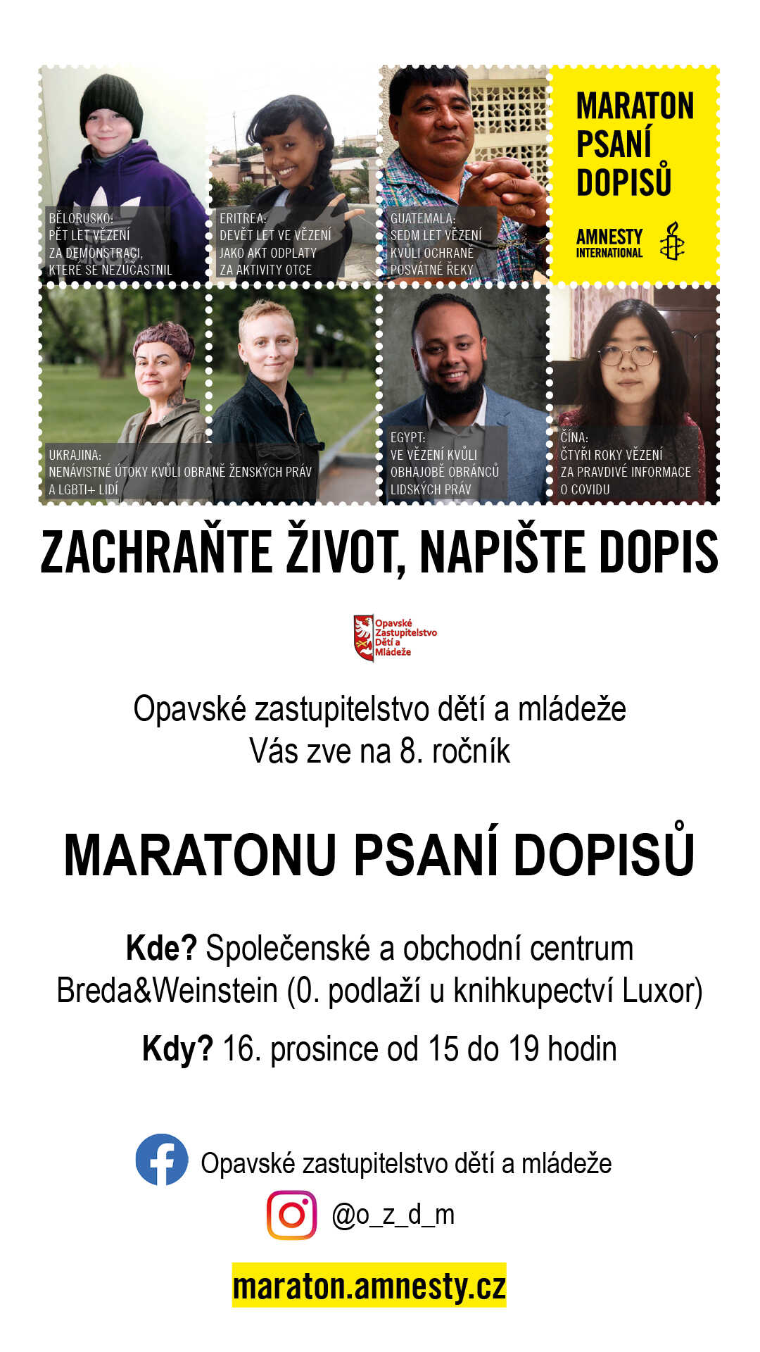 Maraton psaní dopisů