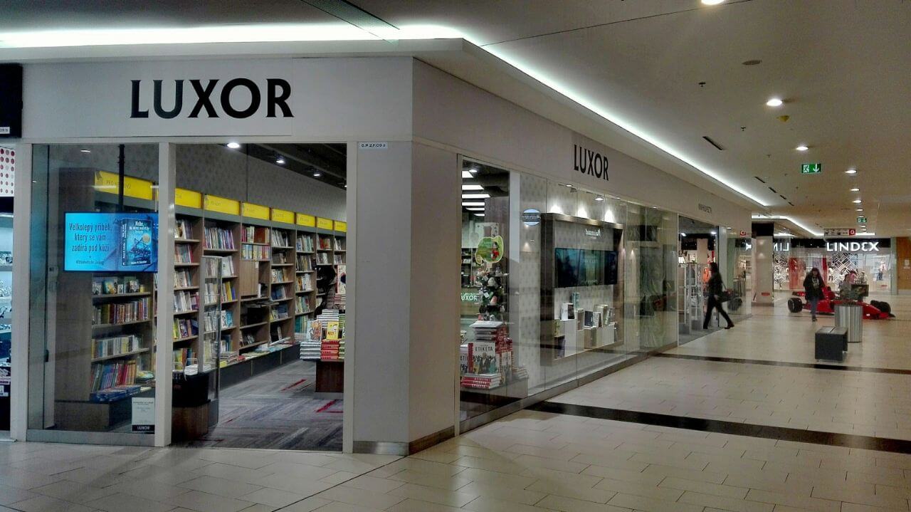 Krátkodobá změna otevírací doby knihkupectví Luxor