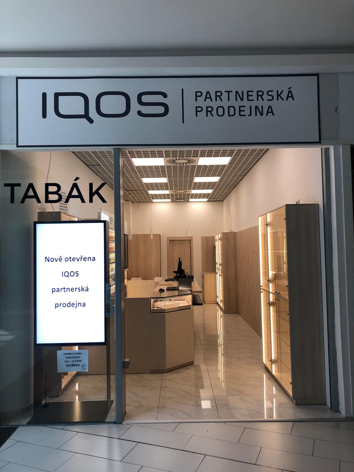 Zkrácená provozní doba Iqos