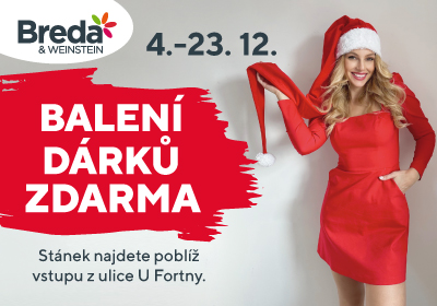 Vy nakupujete, my balíme! Balení vánočních dárečků zdarma