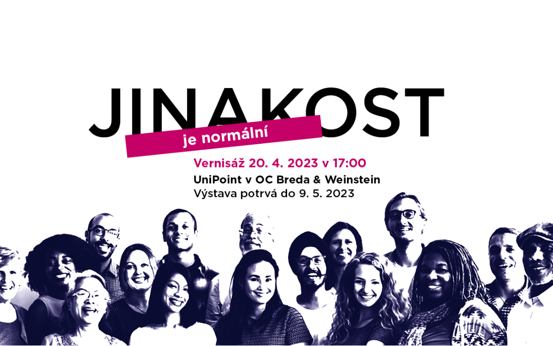 Výstava Jinakost je normální v Unipointu Slezské unvierzity