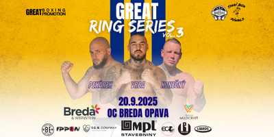 GREAT RING SERIES vol. 3 již 20.9. 2025 v Bredě