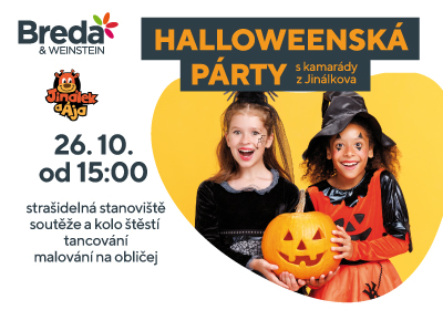 Halloweenská párty s kamarády z Jinálkova